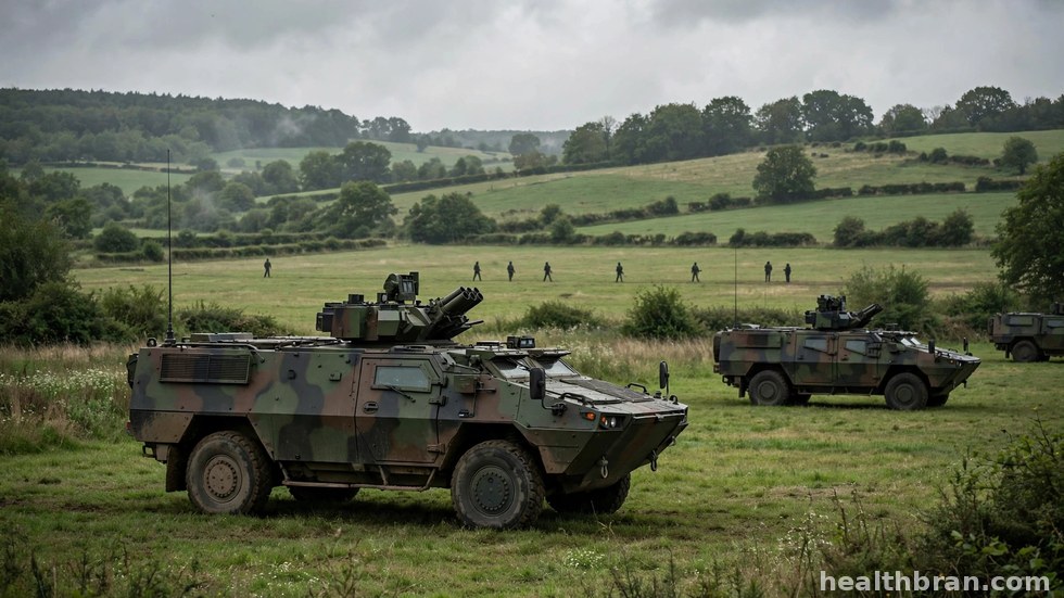 Militairen van verschillende landen tijdens een gezamenlijke NAVO-oefening in Europa.
